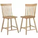 Andrews Light Ash Round Counter Height Dining Room Set