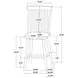 Andrews Light Ash Counter Height Stool Set of 2
