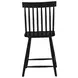 Andrews Black Counter Height Stool Set of 2