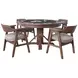 Cole Cinder 54" Round Dining Game Table Set