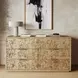 Milan Natural 6 Drawer Dresser