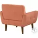Upton Orange Accent Chair