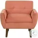 Upton Orange Accent Chair