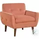 Upton Orange Accent Chair