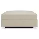 Fusion Beige Upholstered Rectangular Ottoman