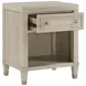 Genoa Light Oak Upholstered Storage Platform Bedroom Set