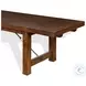 Villa Rosso Medium Brown 122" Extendable Rectangular Dining Table