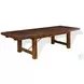 Villa Rosso Medium Brown 122" Extendable Rectangular Dining Table