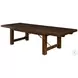 Villa Rosso Medium Brown 122" Extendable Rectangular Dining Table