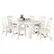 Cozy Luxe White White Sand Extendable Rectangular Dining Room Set