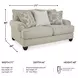 Asanti Fog 71" Loveseat