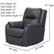 Marquis Horizon Leather Rocker Recliner