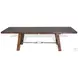 Villa Rosso Medium Brown 106" Extendable Rectangular Dining Table