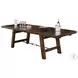 Villa Rosso Medium Brown 106" Extendable Rectangular Dining Table