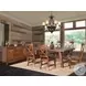 Villa Rosso Medium Brown 106" Extendable Rectangular Dining Table