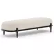 Madera Beige And Modern Walnut Upholstered Panel Bed Room Set