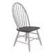 Harvest Grove White and Brown 5 Piece Trestle Base Dining Set