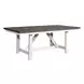 Harvest Grove White and Brown 7 Piece Trestle Base Dining Set