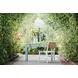 Monroe Matte White Lacquer Rattan Wrapped Dining Chair