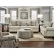 Carys Doe Beige Upholstered Rectangular Ottoman with Nailhead Trim