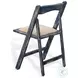 Sagewyn Ocean Blue Folding Dining Chair Set of 2