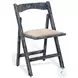 Sagewyn Ocean Blue Folding Dining Chair Set of 2