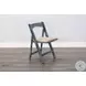 Sagewyn Ocean Blue Folding Dining Chair Set of 2