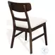 Cozy Luxe Walnut Dining Chair Set of 2