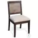 Maple Haze Coffee Bean Cane Back Dining Chair Set of 2