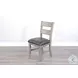 Ember Grace Tobacco Leaf and Alpine Gray Dining Chair Set of 2