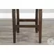 Havenstead Dark Brown Ladderback Barstool Set of 2