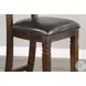 Havenstead Dark Brown Ladderback Barstool Set of 2