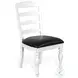 Willow Nest European Cottage House Ladderback Dining Chair Set of 2