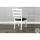 Willow Nest European Cottage House Ladderback Dining Chair Set of 2