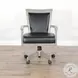 Elmcrest Alpine Gray Game Chair with Casters