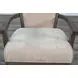 Doe Valley Buckskin and Brown Upholstered Game Chair with Casters
