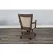 Doe Valley Buckskin and Brown Upholstered Game Chair with Casters