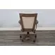 Doe Valley Buckskin and Brown Upholstered Game Chair with Casters