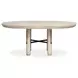 Sunset Cove Sanibel Brown 74" Extendable Oval Dining Table