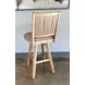Logans Edge Brown High Back Swivel Barstool