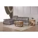 Logans Edge Brown 2 Drawers Rectangular Chofa Table