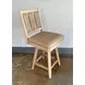 Logans Edge Brown High Back Swivel Counter Height Stool
