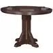 Gettysburg Dark Distressed Chestnut Adjustable Game Table Set with Flip Over Chip Holders