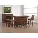 Gettysburg Dark Distressed 2 Door Spirit Cabinet
