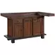 Gettysburg Dark Distressed 3 Door Bar Cabinet