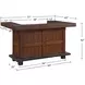 Gettysburg Dark Distressed 3 Door Bar Cabinet
