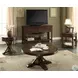 Gettysburg Heavy Distressed Dark Rectangular End Table