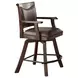 Gettysburg Dark Distressed Spectator Counter Height Stool
