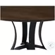 Ben And Erin Napier Dark Cherry And Metal 48" Round Dining Table