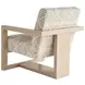Sunset Key Flanders Beige and Tan Upholstered Accent Chair